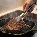 Cooking Utensil Set, Stainless Steel Kitchen Tools Include Solid & Slotted - Image 9
