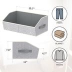 Homsorout Storage Bins for Shelves - Image 3