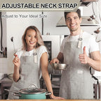 Janmercy 24 Pcs Aprons for Women Men - Image 4