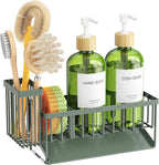 Cisily Sage Green Kitchen Dish Soap Dispenser, 16 fl Oz Dual Kitchen Soap - Image 7