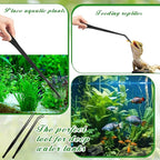 Lasnten 2 Pcs Extra Long Stainless Steel Reptile Feeding Tongs - Image 6