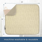 S&T INC. Dish Drying Mat, 16” x 18”, Absorbent Microfiber Kitchen Counter Mat - Image 6