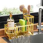 Cisily Gold Kitchen Sink Caddy Organzier by CISILYHOMELIFE