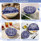 2 Large Reusable Beeswax Bowl Covers - Image 7