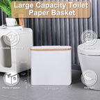 efluky Toilet Paper Basket 28L, Toilet Paper Holder - Image 2