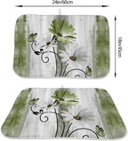 Floral Dish Drying Mat 18x24 Inches - Image 2