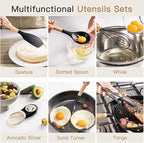 Astercook 39 PCS Kitchen Utensils Set, Silicone Cooking Utensil Sets - Image 6