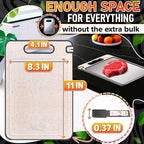 Double Sided Metal Cutting Board Titanium 14.3"x9.8" - Image 7