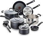 T-fal Experience Nonstick Cookware Set 12 Piece, Oven Broiler Safe 350F by T-falbrand