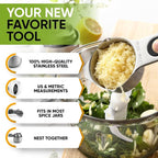Spring Chef Magnetic Measuring Cups & Spoons Set, Strong N45 Magnets, Heavy - Image 5
