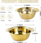 Colander 304 Stainless Steel 4-quart - Image 2