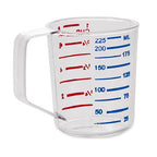 Rubbermaid Commercial Products Bouncer Clear Measuring Cup, 1-Cup /0.25-Quart - Image 3