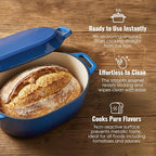Dutch Oven for Bread Baking, 3.4 QT Bread Dutch Oven for Sourdough, Enamelled - Image 5