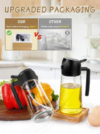 Kitchen Gadgets Oil Sprayer for Cooking 2pcs, Oil Dispenser for Kitchen - Image 6