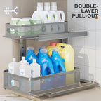 2 Pack 15.5IN-Depth Under Sink Organizer - Image 4