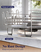 Kitsure Large Dish Drying Rack - Image 4