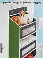 JARLINK Over the Door Organizer Storage, 5 Shelf Hanging Organizer - Image 4