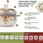 Nonstick Deep Enamel on Steel Stock Pot/Stockpot - Image 2