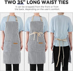 NLUS 2 Pack Cooking Aprons for Women - Image 5