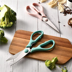 Light Green Kitchen Shears, Rkqoa Kitchen Scissors Heavy Duty Cooking Scissors - Image 3