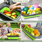 ROTTOGOON 7Qt Collapsible Colander Strainer, Expandable Over the Sink Colander - Image 3