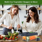 HomeHacks Vegetable Chopper Vegetable Cutter, 15 in 1 Kitchen Gadget, Onion - Image 7