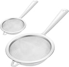 2 Pack Sieve Fine Mesh Stainless Steel, Mesh Strainer by Unknown