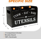 Wooden Kitchen Utensil Holder - Image 2