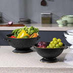 Metal Colander Set of 2, Strainer Basket - Image 7