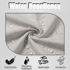 TOSHE Kitchen Apron Waterdrop Resistant Cotton Apron - Image 4