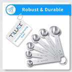 TILUCK Stainless Steel Measuring Cups & Spoons Set, Coffee Scoop Spoon - Image 3