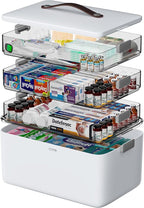 CTIME 4-Tier XL Medicine Organizer by CTIME
