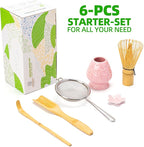TEANAGOO Matcha Whisk Set, 6-PCS Traditional Starter Set, 100 Prongs Whisk - Image 6