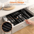 Lifewit Silverware Drawer Organizer, Expandable Utensil Tray - Image 9