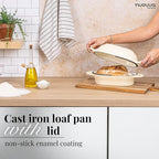 Dutch Oven For Sourdough Bread Baking – Enamelled Cast Iron Bread Loaf Pot – - Image 6