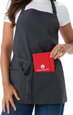 Chef Works Unisex Three Pocket Apron - Image 4