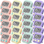 Weewooday 24 Pcs Digital Kitchen Timer Magnetic Timer Bulk On/Off Switch Minute by Weewooday