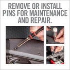 Real Avid Roll Pin Punch Set & Hammer + Non-Slip Magnetic Bench Block | 10 - Image 4