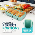 Silicone Freezer Trays with Lids, 2 Cup & 1/2 Cup Combo, Soup Container Style - Image 8