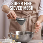 Zulay Kitchen 304 Stainless Steel Fine Mesh Strainer - Image 7