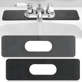 Tioncy 2 Pcs Faucet Mat Sink Splash Guard Oval-hole Oval Splash Pad by Tioncy