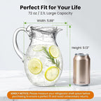 Small Clear Plastic Pitcher - Image 5