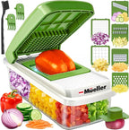 Mueller Vegetable Chopper, Mandoline Slicer, Food Veggie Chopper, Cheese Grater by Mueller