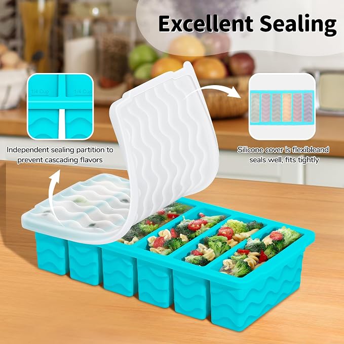 2-Pack Silicone Freezer Trays - Image 4