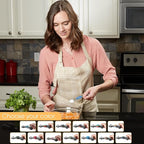 Spring Chef Stainless Steel Magnetic Measuring Spoons Set of 8 - Image 5