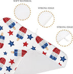4th of July Dish Drying Mat 18x24 Inch Blue Red Ice Cream Stars Patriotic - Image 3