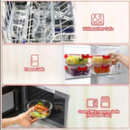 M MCIRCO 30 Pieces Glass Food Storage Containers - Image 4