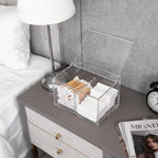 Clear Acrylic Cotton Swab Ball Holder Qtip Organizer - Image 7
