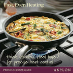 Anolon Accolade Forged Hard Anodized Nonstick Frying Pan/Skillet, 8 Inch - Image 4