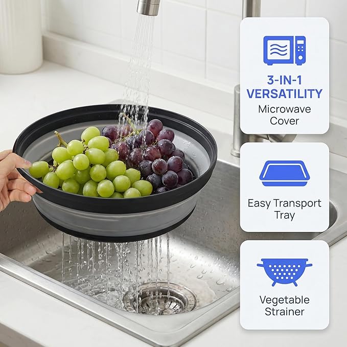 Microwave Food Cover With Handle - Image 3